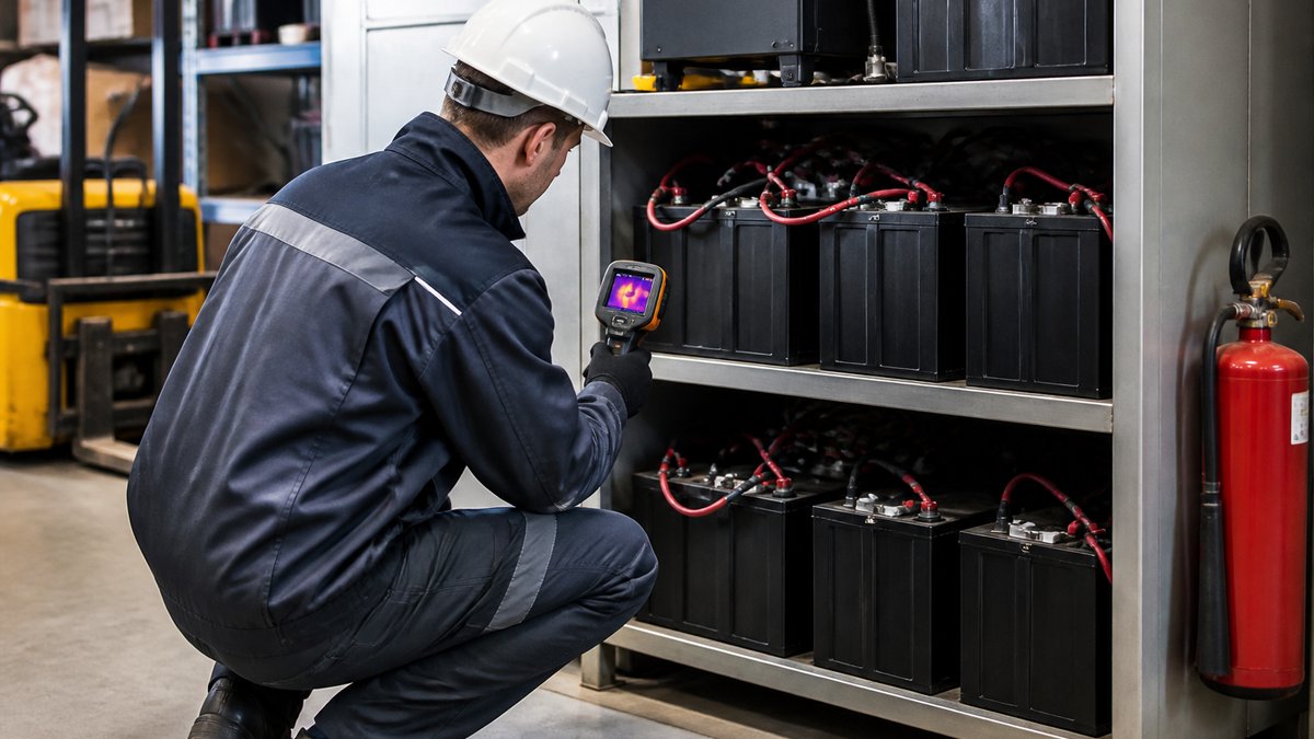 Batteries lithium en entreprise : comment prévenir les risques d’incendie et de surcharge ?